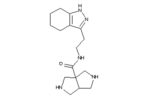 N-[2-(4,5,6,7-tetrahydro-1H-indazol-3-yl)ethyl]-2,3,3a,4,5,6-hexahydro-1H-pyrrolo[3,4-c]pyrrole-6a-carboxamide