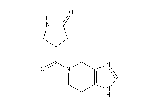 4-(1,4,6,7-tetrahydroimidazo[4,5-c]pyridine-5-carbonyl)-2-pyrrolidone