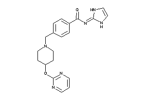 N-(4-imidazolin-2-ylidene)-4-[[4-(2-pyrimidyloxy)piperidino]methyl]benzamide