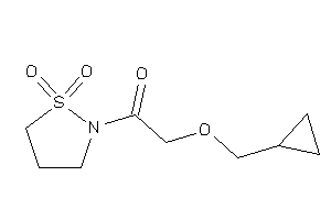 Image of 2-(cyclopropylmethoxy)-1-(1,1-diketo-1,2-thiazolidin-2-yl)ethanone