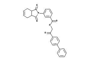 3-(1,3-diketo-3a,4,7,7a-tetrahydroisoindol-2-yl)benzoic Acid [2-keto-2-(4-phenylphenyl)ethyl] Ester