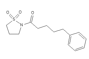 1-(1,1-diketo-1,2-thiazolidin-2-yl)-5-phenyl-pentan-1-one