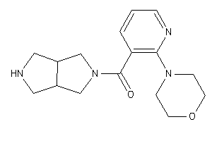 3,3a,4,5,6,6a-hexahydro-1H-pyrrolo[3,4-c]pyrrol-2-yl-(2-morpholino-3-pyridyl)methanone