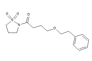 1-(1,1-diketo-1,2-thiazolidin-2-yl)-4-phenethyloxy-butan-1-one