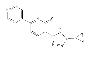 3-(5-cyclopropyl-4,5-dihydro-3H-1,2,4-triazol-3-yl)-6-(4-pyridyl)-3H-pyridin-2-one
