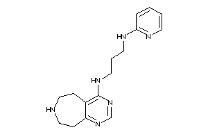 Image of 2-pyridyl-[3-(6,7,8,9-tetrahydro-5H-pyrimido[4,5-d]azepin-4-ylamino)propyl]amine