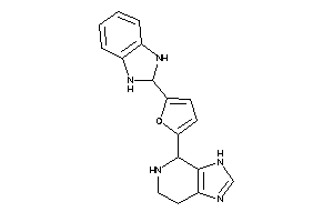 4-[5-(2,3-dihydro-1H-benzimidazol-2-yl)-2-furyl]-4,5,6,7-tetrahydro-3H-imidazo[4,5-c]pyridine
