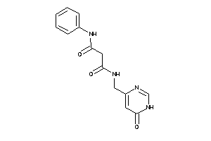 N-[(6-keto-1H-pyrimidin-4-yl)methyl]-N'-phenyl-malonamide