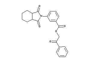 3-(1,3-diketo-3a,4,5,6,7,7a-hexahydroisoindol-2-yl)benzoic Acid Phenacyl Ester