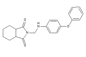 2-[(4-phenoxyanilino)methyl]-3a,4,5,6,7,7a-hexahydroisoindole-1,3-quinone