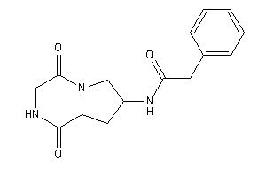 N-(1,4-diketo-2,3,6,7,8,8a-hexahydropyrrolo[1,2-a]pyrazin-7-yl)-2-phenyl-acetamide