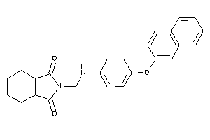 2-[[4-(2-naphthoxy)anilino]methyl]-3a,4,5,6,7,7a-hexahydroisoindole-1,3-quinone