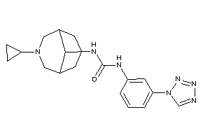 Image of 1-(7-cyclopropyl-7-azabicyclo[3.3.1]nonan-9-yl)-3-[3-(tetrazol-1-yl)phenyl]urea