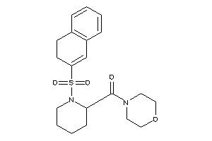 [1-(3,4-dihydronaphthalen-2-ylsulfonyl)-2-piperidyl]-morpholino-methanone