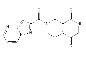 2-(pyrazolo[1,5-a]pyrimidine-2-carbonyl)-1,3,4,7,8,9a-hexahydropyrazino[1,2-a]pyrazine-6,9-quinone