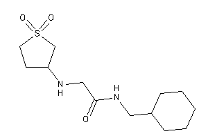 N-(cyclohexylmethyl)-2-[(1,1-diketothiolan-3-yl)amino]acetamide