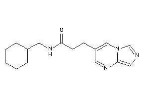 Image of N-(cyclohexylmethyl)-3-imidazo[1,5-a]pyrimidin-3-yl-propionamide