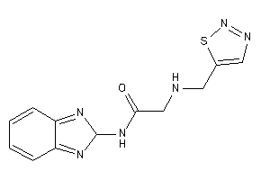 N-(2H-benzimidazol-2-yl)-2-(thiadiazol-5-ylmethylamino)acetamide