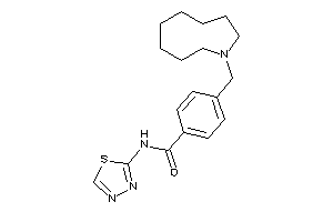 Image of 4-(azonan-1-ylmethyl)-N-(1,3,4-thiadiazol-2-yl)benzamide