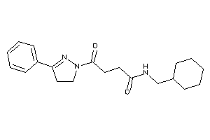 N-(cyclohexylmethyl)-4-keto-4-(3-phenyl-2-pyrazolin-1-yl)butyramide