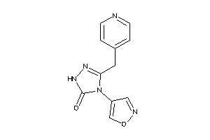 4-isoxazol-4-yl-3-(4-pyridylmethyl)-1H-1,2,4-triazol-5-one