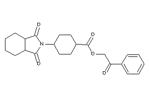 4-(1,3-diketo-3a,4,5,6,7,7a-hexahydroisoindol-2-yl)cyclohexanecarboxylic Acid Phenacyl Ester