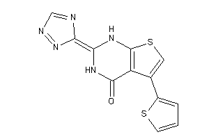 5-(2-thienyl)-2-(1,2,4-triazol-3-ylidene)-1H-thieno[2,3-d]pyrimidin-4-one