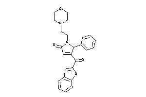 4-(benzofuran-2-carbonyl)-1-(2-morpholinoethyl)-5-phenyl-3-pyrrolin-2-one