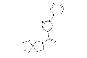Image of 6,9-dioxa-3-azaspiro[4.4]nonan-3-yl-(1-phenylpyrazol-4-yl)methanone