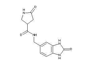 5-keto-N-[(2-keto-1,3-dihydrobenzimidazol-5-yl)methyl]pyrrolidine-3-carboxamide