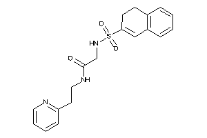 2-(3,4-dihydronaphthalen-2-ylsulfonylamino)-N-[2-(2-pyridyl)ethyl]acetamide