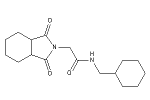 N-(cyclohexylmethyl)-2-(1,3-diketo-3a,4,5,6,7,7a-hexahydroisoindol-2-yl)acetamide