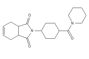 2-[4-(piperidine-1-carbonyl)cyclohexyl]-3a,4,7,7a-tetrahydroisoindole-1,3-quinone