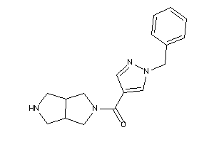 3,3a,4,5,6,6a-hexahydro-1H-pyrrolo[3,4-c]pyrrol-2-yl-(1-benzylpyrazol-4-yl)methanone