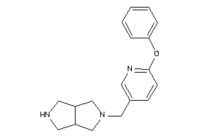 5-[(6-phenoxy-3-pyridyl)methyl]-2,3,3a,4,6,6a-hexahydro-1H-pyrrolo[3,4-c]pyrrole