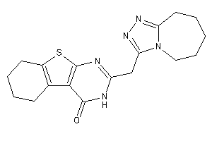 2-(6,7,8,9-tetrahydro-5H-[1,2,4]triazolo[4,3-a]azepin-3-ylmethyl)-5,6,7,8-tetrahydro-3H-benzothiopheno[2,3-d]pyrimidin-4-one