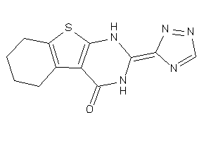 Image of 2-(1,2,4-triazol-3-ylidene)-5,6,7,8-tetrahydro-1H-benzothiopheno[2,3-d]pyrimidin-4-one