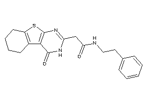 2-(4-keto-5,6,7,8-tetrahydro-3H-benzothiopheno[2,3-d]pyrimidin-2-yl)-N-phenethyl-acetamide