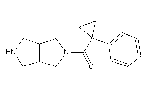 3,3a,4,5,6,6a-hexahydro-1H-pyrrolo[3,4-c]pyrrol-2-yl-(1-phenylcyclopropyl)methanone