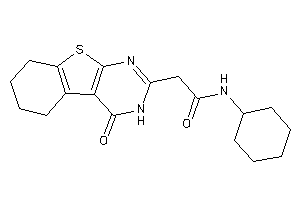 N-cyclohexyl-2-(4-keto-5,6,7,8-tetrahydro-3H-benzothiopheno[2,3-d]pyrimidin-2-yl)acetamide