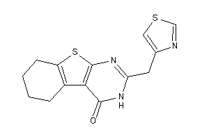 2-(thiazol-4-ylmethyl)-5,6,7,8-tetrahydro-3H-benzothiopheno[2,3-d]pyrimidin-4-one