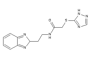 N-[2-(2H-benzimidazol-2-yl)ethyl]-2-(1H-1,2,4-triazol-5-ylthio)acetamide