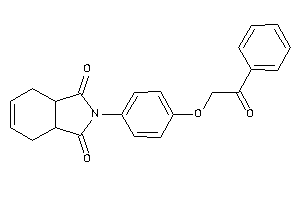 2-(4-phenacyloxyphenyl)-3a,4,7,7a-tetrahydroisoindole-1,3-quinone