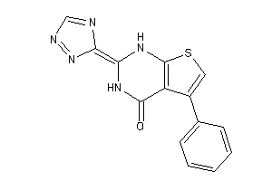 5-phenyl-2-(1,2,4-triazol-3-ylidene)-1H-thieno[2,3-d]pyrimidin-4-one
