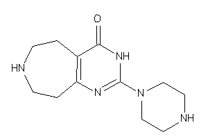 Image of 2-piperazino-3,5,6,7,8,9-hexahydropyrimido[4,5-d]azepin-4-one