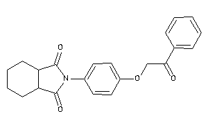 2-(4-phenacyloxyphenyl)-3a,4,5,6,7,7a-hexahydroisoindole-1,3-quinone