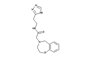 2-(3,5-dihydro-2H-1,4-benzoxazepin-4-yl)-N-[2-(4H-1,2,4-triazol-3-yl)ethyl]acetamide