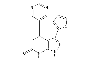 Image of 3-(2-furyl)-4-(5-pyrimidyl)-1,4,5,7-tetrahydropyrazolo[3,4-b]pyridin-6-one