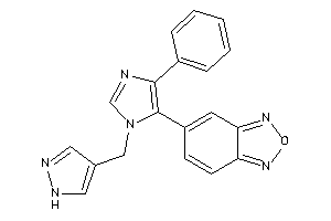 5-[5-phenyl-3-(1H-pyrazol-4-ylmethyl)imidazol-4-yl]benzofurazan