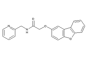 2-dibenzofuran-2-yloxy-N-(2-pyridylmethyl)acetamide